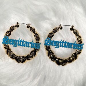 Zodiac Bamboo Hoops (Sagittarius)
